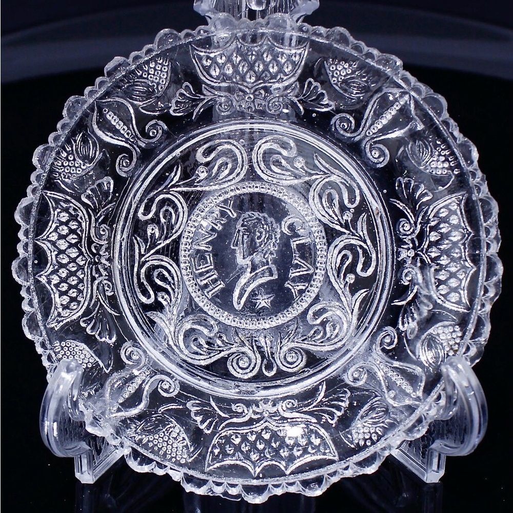 Vintage Henry Clay Glass Plate